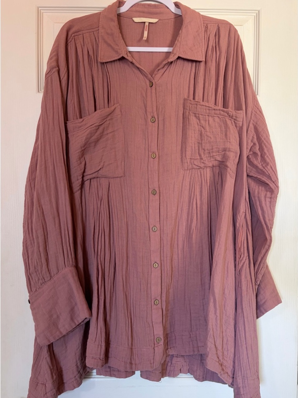 Free people the voyager shirt dress